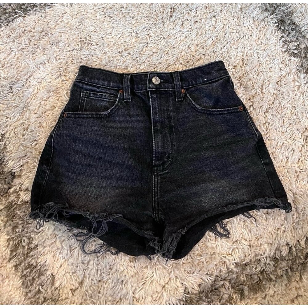 Abercrombie Ultra High Rise Mom Shorts